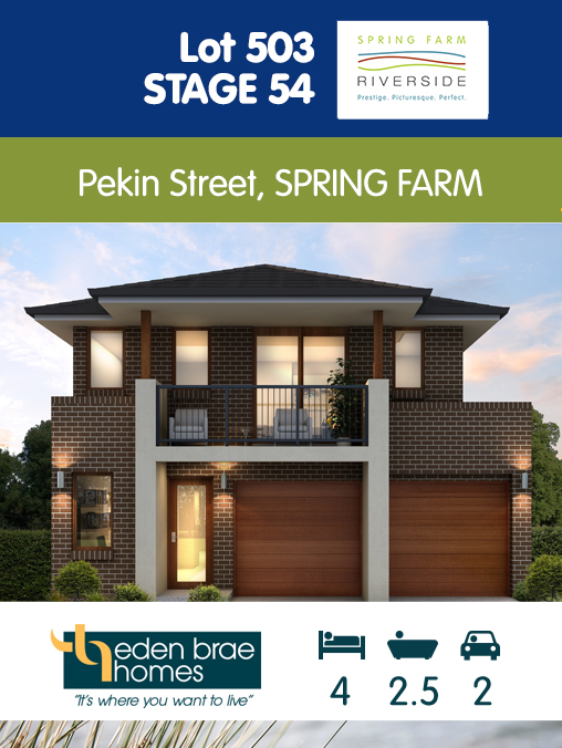 Lot 503 - Eden Brae House and Land Package